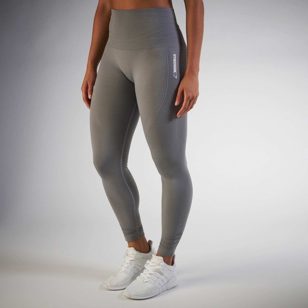 Gymshark grey high wasted seamless legging